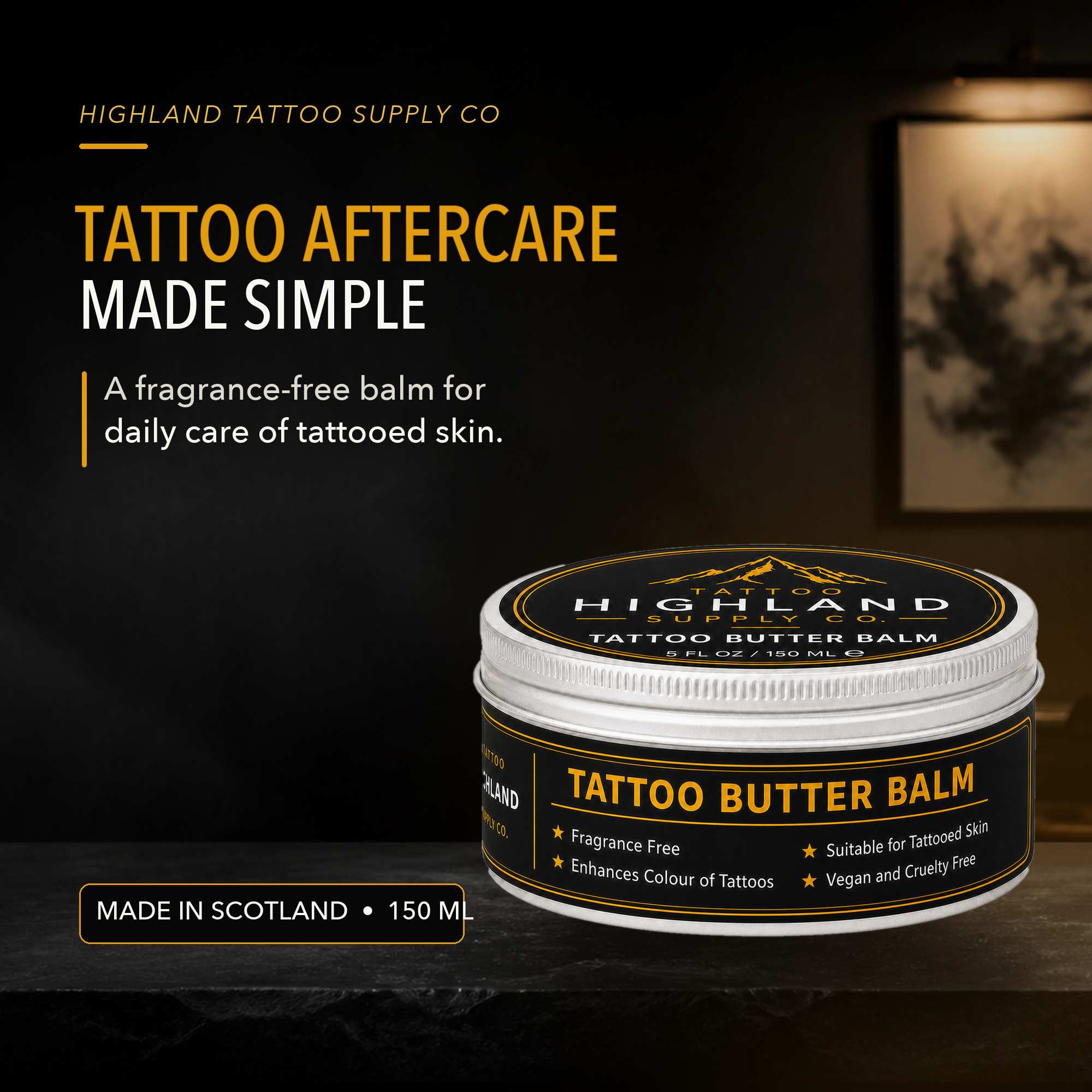 Highland Tattoo Supply Co Tattoo Butter Balm product overview